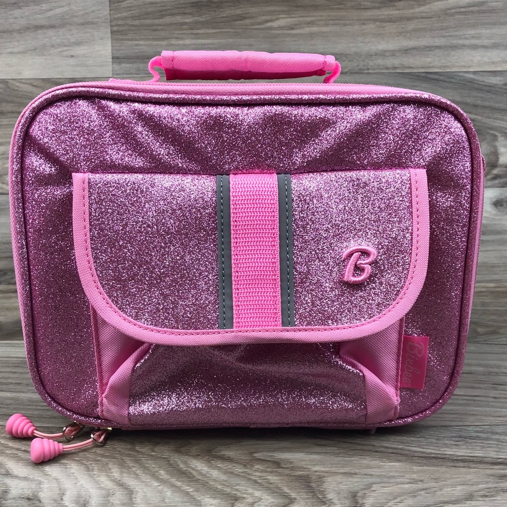 Pink Glitter Sparkling Lunch box Bixbee
